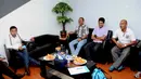 Perangkat pertandingan yang saat itu bertugas memimpin laga PSAP Sigli vs Persiraja dihadirkan dalam sidang Komdis yang digelar di kantor PSSI, Jakarta, (22/5/2014). (Liputan6.com/Helmi Fithriansyah)