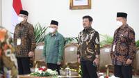 Wakil Presiden RI, KH. Ma’ruf Amin saat membuka Munas Gapki XI di Istana Wapres Jakarta, Jumat, 3 Maret 2023.