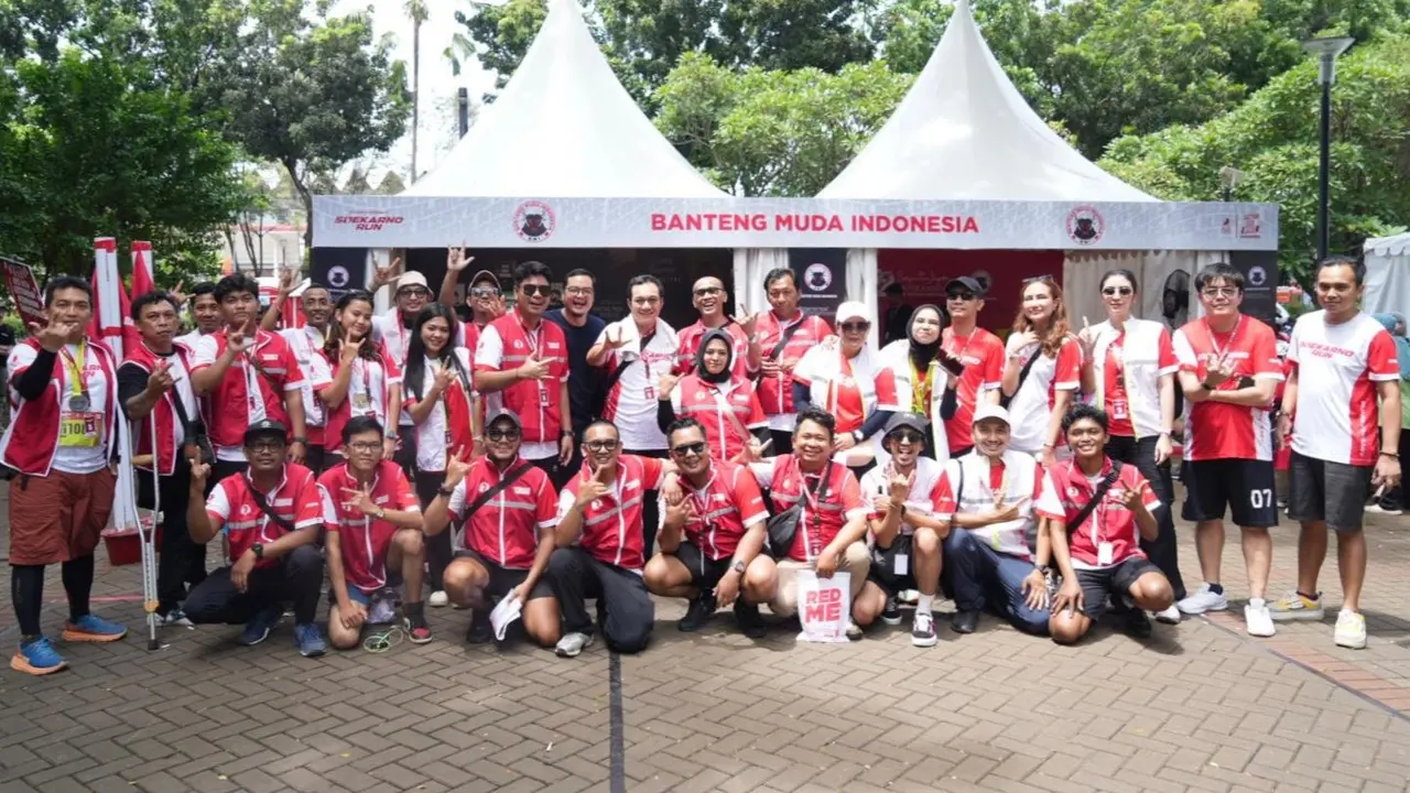 Organisasi Sayap Partai PDI Perjuangan (PDIP), Banteng Muda Indonesia (BMI) melibatkan komunitas penyandang disabilitas binaannya dalam kegiatan Soekarno Run 2025 yang diselenggarakan oleh PDI Perjuangan di Gelora Bung Karno, Jakarta Pusat.