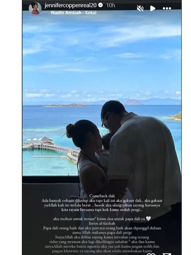 8 Potret Perjalanan Cinta Jennifer Coppen dan Dali Wassink, Terpisah oleh Maut
