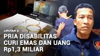Sebuah rumah kosong dibobol maling dan pemilik rumah kehilangan emas dan uang tunai hingga Rp1,3 miliar. Polisi sempat kesulitan mencari barang bukti kejahatan lantaran pelaku penyandang disabilitas tuli dan bisu.