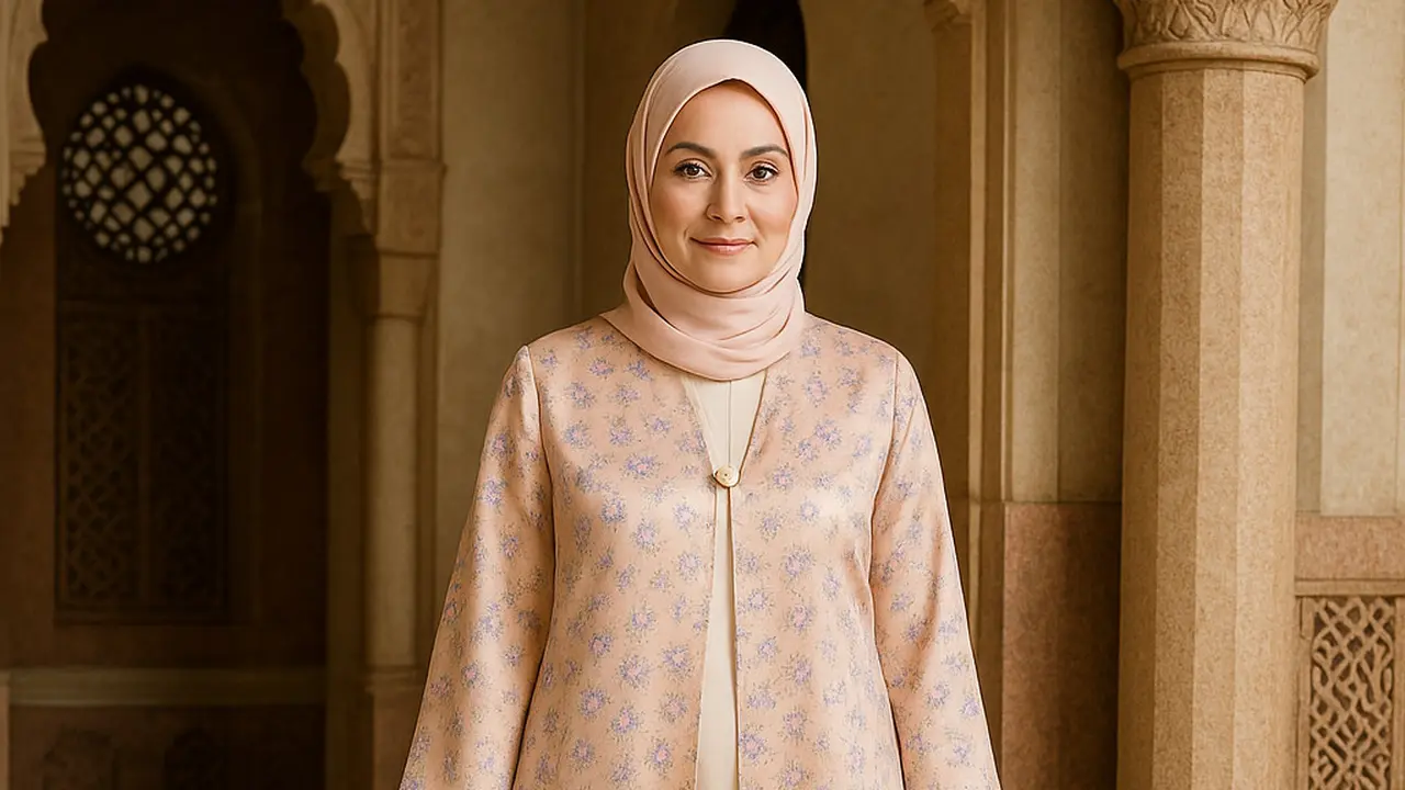 Cardigan Satin untuk Kondangan dan Acara Resmi Ibu-Ibu Usia 50 Tahunan