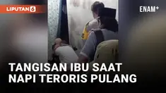Penuh Haru, Mantan Napi Teroris Pulang Disambut Tangisan Ibu