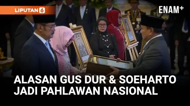Gus Dur, Soeharto & Marsinah Terima Gelar Pahlawan Nasional