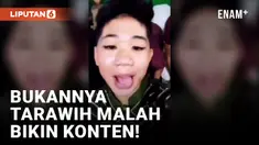 Bikin Konten saat Tarawih, Remaja di Sulut Minta Maaf