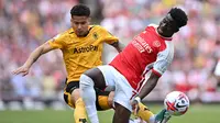 Gelandang Wolverhampton Wanderers Joao Gomes. (Glyn KIRK / AFP)