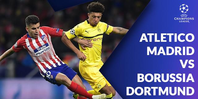 VIDEO: Atletico Madrid Bungkam Borussia Dortmund 2 Gol Tanpa Balas