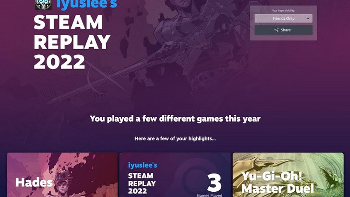 How to view Steam Replay 2022 and share it on Twitter on Instagram