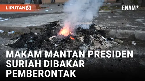VIDEO: Pemberontak Suriah Membakar Makam Mantan Presiden Suriah, Hafez Assad