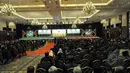 Suasana sidang pleno laporan tahunan Mahkamah Agung (MA) tahun 2014 di Jakarta Convention Center, Senin (17/3/2015). MA mencatat rasio produktivitas memutus perkara tahun 2014 meningkat 5,20 persen dibandingkan tahun 2013. (Liputan6.com/Faizal Fanani)