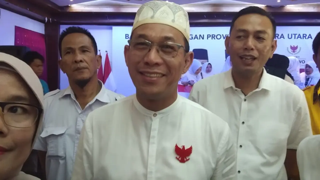 Ketua DPD Partai Gerindra Sumut, Gus Irawan Pasaribu