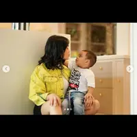 Fuji dan Gala sedang liburan ke Bali  (dok.instagram/@fuji_an/https://www.instagram.com/p/CXn7eGhPDj9/Komarudin)