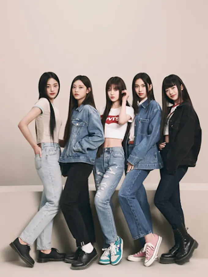 NewJeans Global Ambassadors Levi's®