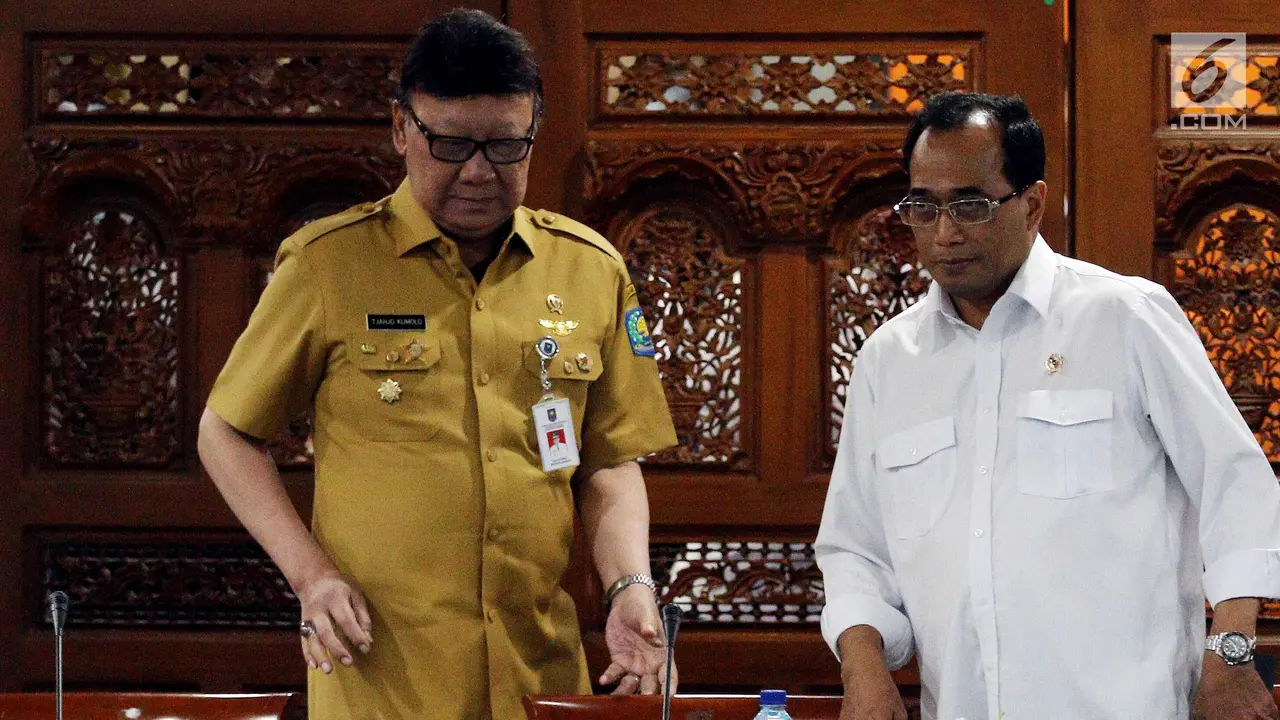 Menhub dan Mendagri Gelar Rakor Angkutan Lebaran