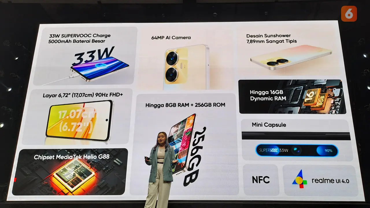 Fitur unggulan realme C55 NFC