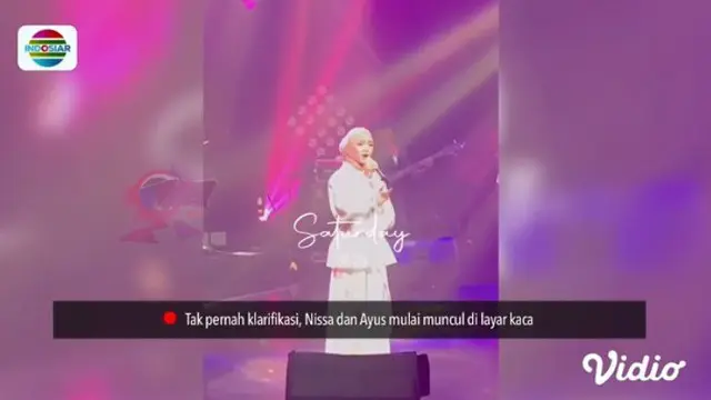 Nissa Sabyan tampil di televisi