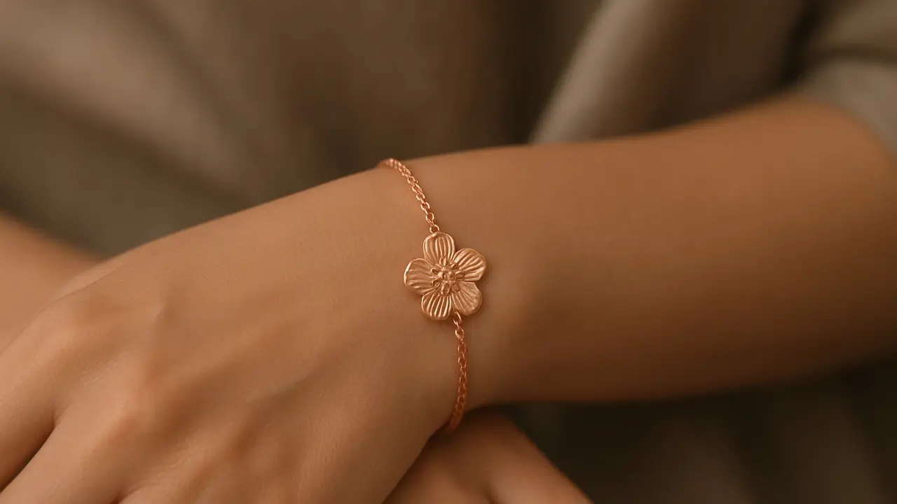 Model Gelang Rose Gold Minimalis