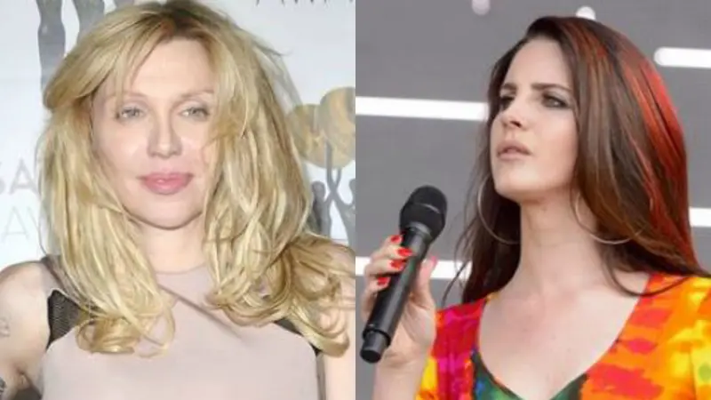 lana del rey and courtney love