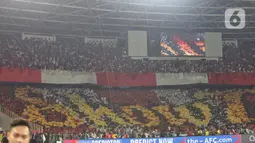 Kemenangan atas China disambut gegap gempita puluhan ribu pendukung skuad Garuda yang menyaksikan langsung di Stadion Utama Gelora Bung Karno, Jakarta, Kamis (5/6/2025). (Liputan6.com/Angga Yuniar)