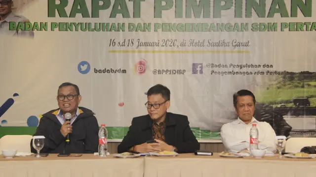 Rapat Pimpinan Badan Penyuluhan dan Pengembangan SDM Pertanian.