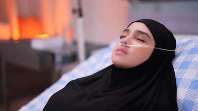 Akting Syifa Hadju sebagai Saleha di sinetron terbaru SCTV berjudul Saleha