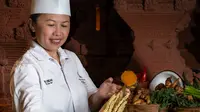 Chef Iswanti Endah buka kartu soal kuliner Indonesia yang terinspirasi kebesaran Kerajaan Majapahit. Kuliner iini merefleksikan kekayaan budaya Indonesia. (Foto: Dok. Istimewa)