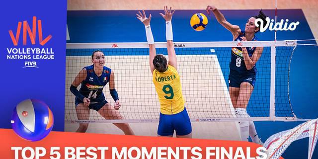 VIDEO: 5 Momen Terbaik di Final Volleyball Nations League 2022 Putri, Termasuk Rally di Laga Jepang Vs Brasil