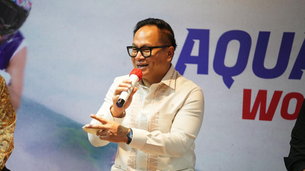 Wakil Menteri BUMN Kartika Wirjoatmodjo memaparkan Aquabike Jetski World Championship 2023 ini akan sihelat pada 22-26 November 2023 mendatang di Danau Toba.