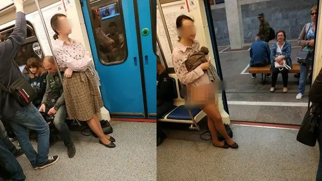 Demi Dapat Duduk di Kereta, Wanita Nekat Lepaskan Roknya