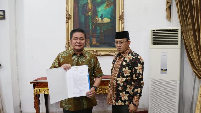 Gubernur Sumsel Resmi Tunjuk Pengganti Sementara Bupati Muara Enim