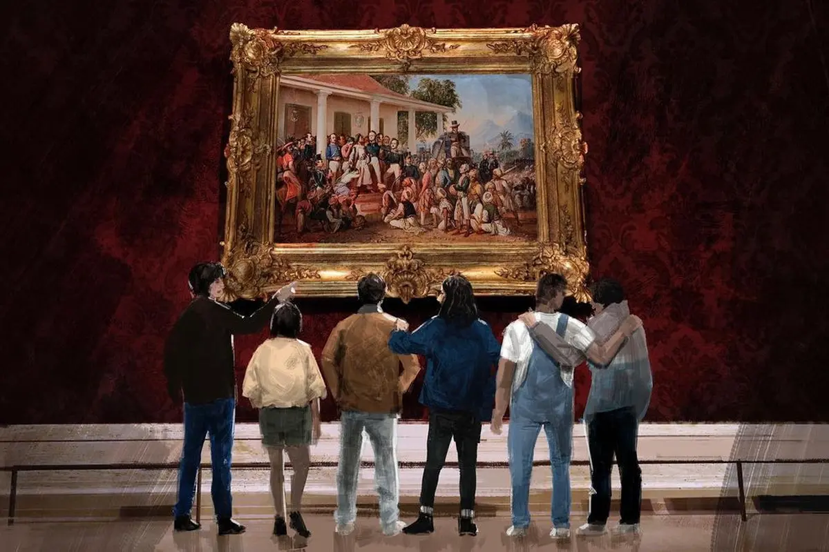 Ilustrasi film Mencuri Raden Saleh. (Foto: Instagram @mencuriradensalehfilm)