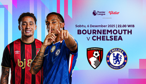 Saksikan Bournemoth vs Chelsea eksklusif di Vidio. (dok. vidio.com)