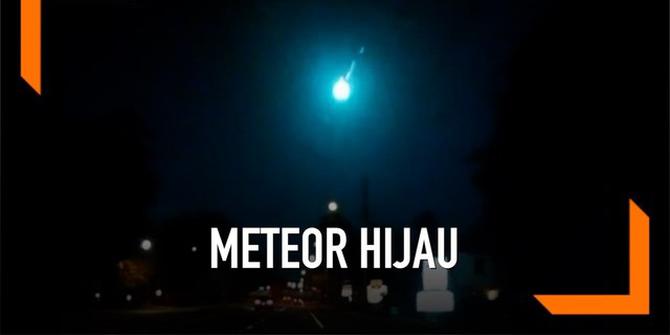 VIDEO: Sinar Meteor Hijau Jatuh di Langit Florida