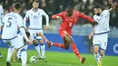 Swiss kembali berlaga di Piala Eropa untuk kali ketiga secara berturut-turut. (SEBASTIEN BOZON / AFP)