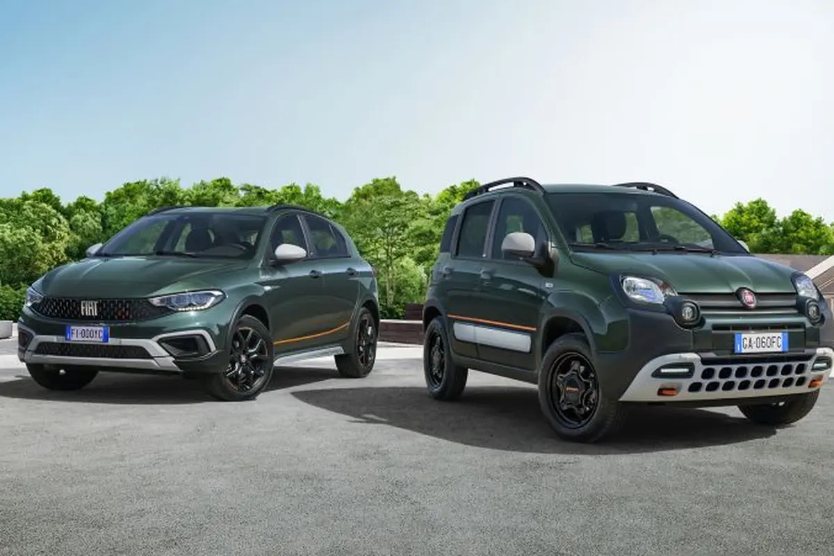 Fiat Panda dan Fiat Tipo edisi kolaborasi dengan Garmin. (Dok. FIAT-Stellantis)