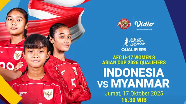 Saksikan Timnas Indonesia Putri U-17 eksklusif di Vidio. (dok. vidio.com)