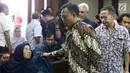 Terdakwa korupsi pembangunan gedung IPDN Budi Rachmat Kuniawan usai sidang putusan di Pengadilan Tipikor, Jakarta, Jumat (26/7/2019). Budi terbukti bersalah melakukan korupsi proyek pembangunan kampus IPDN di Kabupaten Agam, dan Kabupaten Rokan Hilir, Riau. (Liputan6.com/Helmi Fithriansyah)