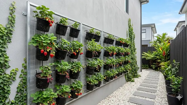 Inspirasi Kebun Buah Mini Sepanjang Tembok Samping Rumah Sempit