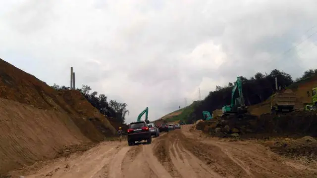 Penampakan Jalan Tol Bawen-Salatiga. (Foto: Fiki Ariyanti/Liputan6.com)