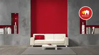 Warna abu-abu merupakan warna yang menarik untuk interior karena mudah dipadankan dengan banyak warna dan furnitur.