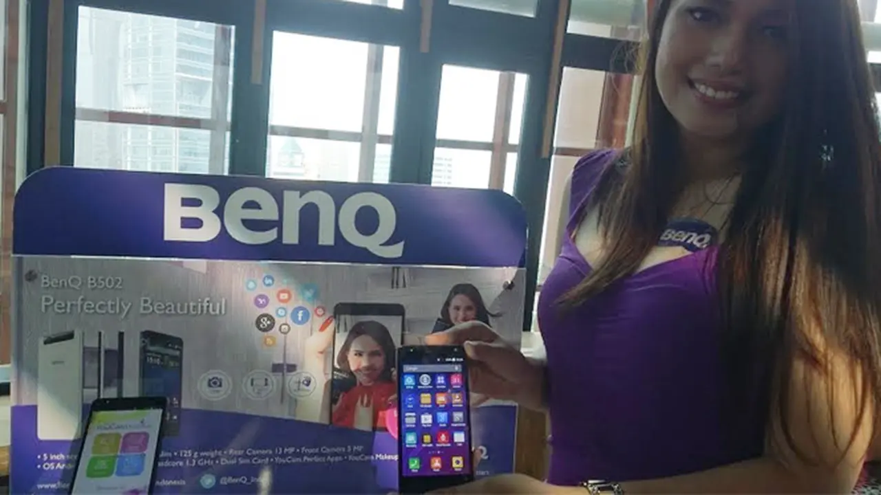 Lama Tak Terdengar, BenQ Luncurkan Smartphone Selfie B502