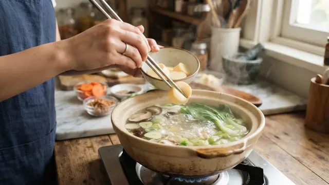 Tofu Telur Kuah Bening