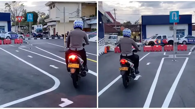Tanpa Zig Zag dan Angka 8, Ini 6 Potret Lintasan Baru Ujian SIM di Polres Bantul