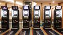 Arena yang ada di Darts Station yang bertempat di lantai F7 FX Sudirman, Senayan, Jakarta (Bola.com/Abdul Aziz)