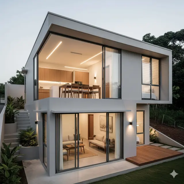 Konsep Rumah Tipe Split Level
