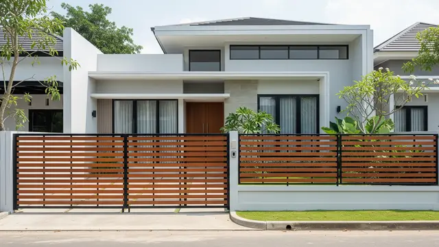 9 Model Pagar Rumah Minimalis Anti Intip tapi Tetap Terang dan Stylish, Jaga Privasi Hunian