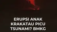 BMKG memastikan hingga Senin, 7 September 2026, belum terdeteksi anomali kenaikan muka air laut atau indikasi tsunami akibat erupsi Gunung Anak Krakatau. Lebih dari 20 tsunami gauge dan sensor lainnya disiagakan untuk memantau kondisi Selat Sunda.