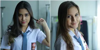 Film ‘Beauty and The Best’ menampilkan bakat-bakat muda tanah air, seperti Andania Suri dan Chelsea Shania. Dua dara muda dan cantik ini menampilkan bakat akting mereka di film yang mengisahkan anak SMA ini. (Galih W. Satria/Bintang.com)