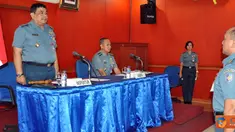 Citizen6, Jakarta: Pembukaan Wasrikral Sops dan Puskodal Kolinlamil di Gedung Laut Sulu, Mako Kolinlamil, Tanjung Priok, Jakarta Utara, Rabu (13/6). (Pengirim: Kadispen Kolinlamil).