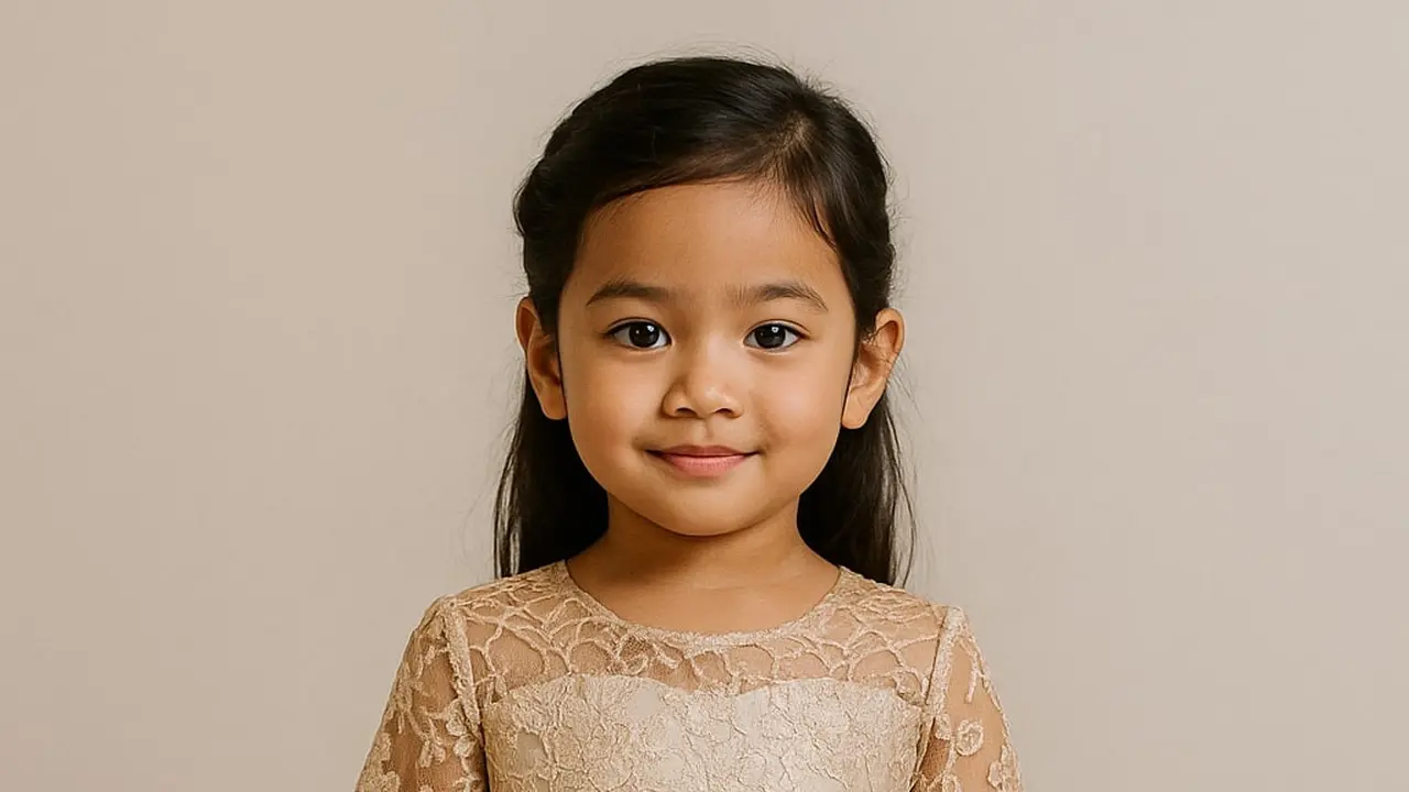 Model Baju Anak Brokat Kombinasi Satin